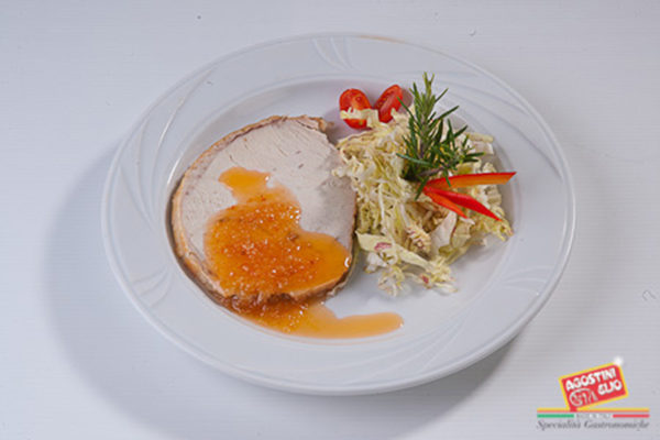 Arrosto di tacchino con salsa
